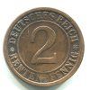NĚMECKO. 2 Rentenpfennig 1924/G.