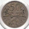 ČESKOSLOVENSKO. 50 haléřů 1922.