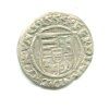 UHRY. Ferdinand I. Denár 1554/KB.