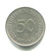 NĚMECKO. 50 Pfennig 1974/D.