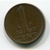 NIZOZEMÍ. 1 cent 1967.