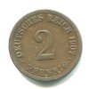NĚMECKO. 2 Pfennig 1907/A. KM-16