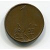 NIZOZEMÍ. 1 cent 1957. KM-180