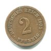 NĚMECKO. 2 Pfennig 1905/A. KM-16