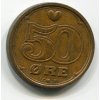 DÁNSKO. 50 öre 1990. KM-866.2