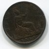 VELKÁ BRITÁNIE. 1/2 penny 1861. KM-748.2