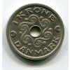 DÁNSKO. 1 krone 1992. KM-873