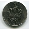 NORSKO. 1 krone 1976. KM-419