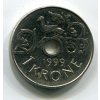 NORSKO. 1 krone 1999.