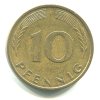 NĚMECKO. 10 pfennig 1980/F