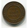 AUSTRÁLIE. 1/2 penny 1917/I.