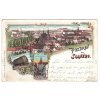 SLANÝ. 1898. Litografie.