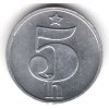 ČESKOSLOVENSKO. 5 haléřů 1986.