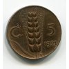 ITÁLIE. 5 centesimi 1921.