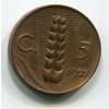 ITÁLIE. 5 centesimi 1927.