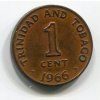 TRINIDAD A TOBAGO. 1 cent 1966. KM-1