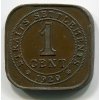 STRAITS SETTLEMENTS. 1 cent 1920.