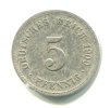 NĚMECKO. 5 Pfennig 1900/A.