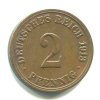 NĚMECKO. 2 Pfennig 1913/A.