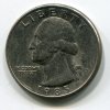 USA. 1/4 dollar 1985/D.