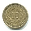 NĚMECKO. 10 Rentenpfennig 1924/G.