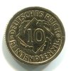 NĚMECKO. 10 Rentenpfennig 1924/A.
