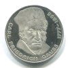 NĚMECKO. 5 Mark 1977/J. Carl Friedrich Gauss. Ag.
