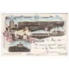 BENEŠOV u Prahy. 1899. Litografie.