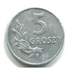 POLSKO. 5 groszy 1949. Al.