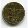 ITÁLIE. 5 centesimi 1942.