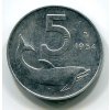 ITÁLIE. 5 lire 1954.