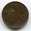 ITÁLIE. 10 centesimi 1925.