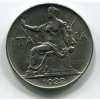 ITÁLIE. 1 lira 1922.