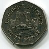 JERSEY. 50 pence 1989.