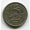 VELKÁ BRITÁNIE. 1 shilling 1949. Anglický znak.