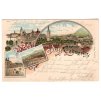 LITOMĚŘICE / Leitmeritz. 1902. Litografie.