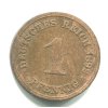 NĚMECKO. 1 Pfennig 1892/A.