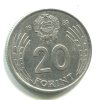MAĎARSKO. 20 forint 1989.