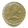 MAĎARSKO. 2 forint 1989.