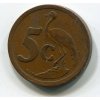 JIHOAFRICKÁ REPUBLIKA. 5 cents 1990.