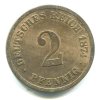 NĚMECKO. 2 Pfennig 1874/A.