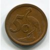 JIHOAFRICKÁ REPUBLIKA. 5 cents 1991.