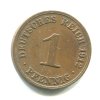NĚMECKO. 1 Pfennig 1912/A.