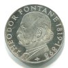 NĚMECKO. 5 Mark 1969/G. Theodor Fontane. Ag.