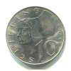 RAKOUSKO. 10 Schilling 1974.