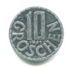 RAKOUSKO. 10 Groschen 1991.