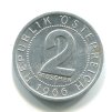 RAKOUSKO. 2 Groschen 1966.