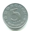 RAKOUSKO. 5 Groschen 1968.
