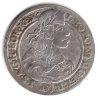 Leopold I. XV Kreuzer 1662 / GH. Breslau. Georg Hübner. Ag.