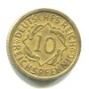 NĚMECKO. 10 Reichspfennig 1936/D.